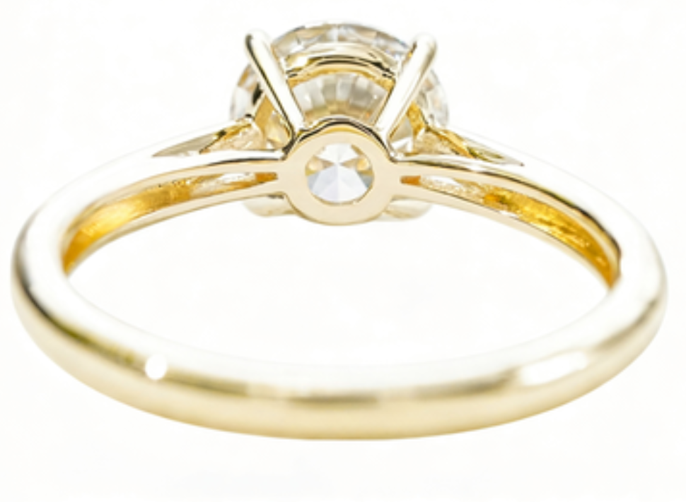 10K黄金 培育钻戒指 1.026ct - 图片 4